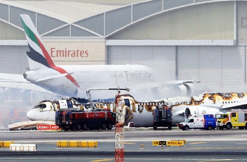 Am Dubai International Airport kam es am Mittwochmittag zu einer Bruchlandung. Foto: dpa