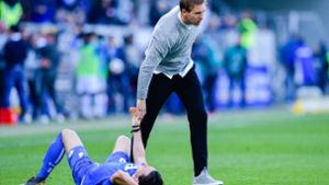 Julian Nagelsmann hat sich über die Hoffenheim-Fans beklagt. Foto: dpa
