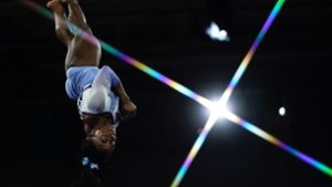 Superstar aus Amerika in Stuttgart: Simone Biles Foto: AFP