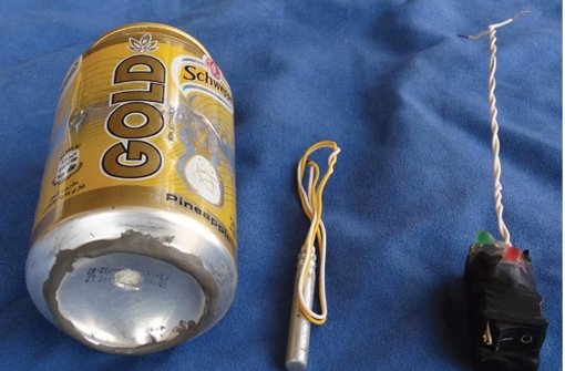 Der Sprengsatz soll laut IS in einer Getränkedose versteckt worden sein. Foto: dpa