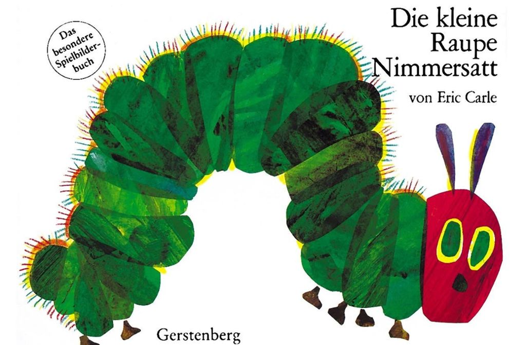 Die kleine Raupe Nimmersatt ist bis heute bei den Kindern beliebt. Foto: Gerstenberg-Verlag