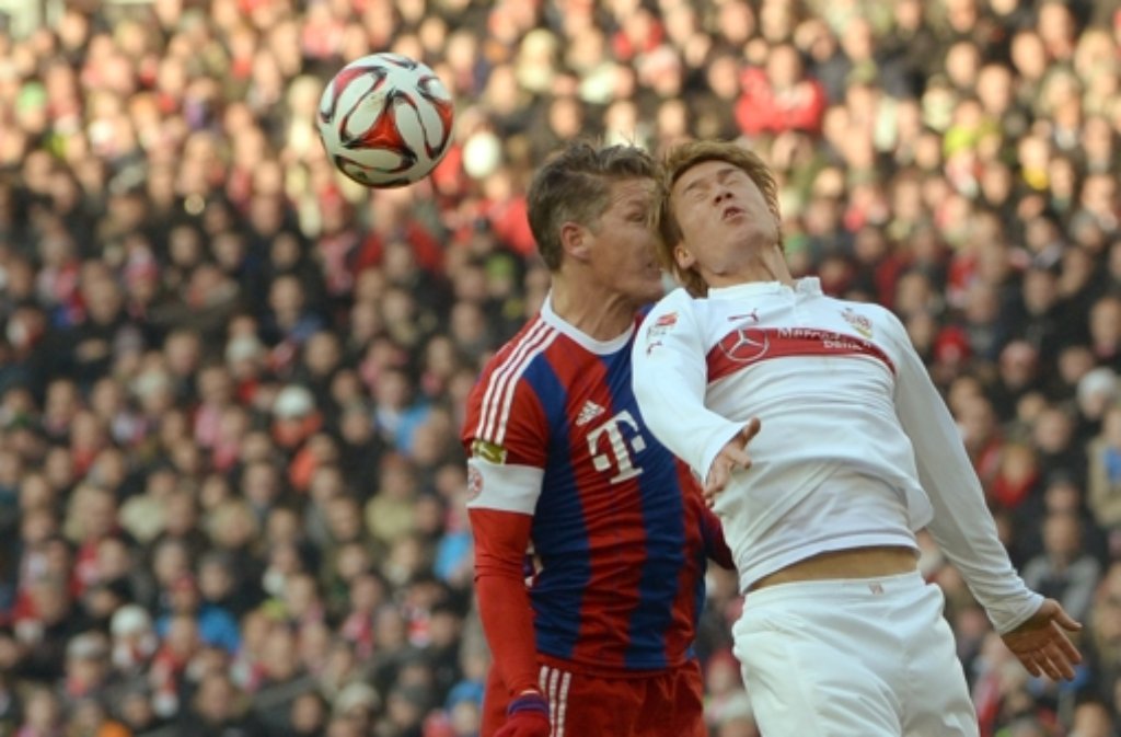 Das 0:2 tut weh: Der VfB Stuttgart hat sich redlich bemüht - doch das Spiel für sich entschieden hat der FC Bayern München.