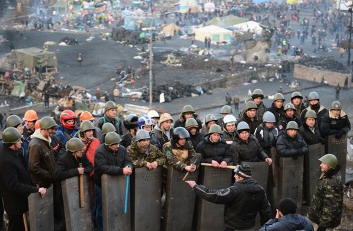 Nach eigenen Angaben haben Regierungsgegner die Macht in Kiew ergriffen. Foto: Getty Images Europe