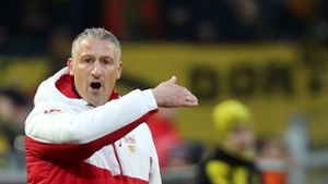 Heimdebüt als VfB-Interimstrainer: Jürgen Kramny Foto: Baumann