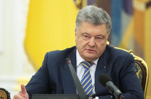 Petro Poroschenko hat das Kriegsrecht verhängt. Foto: Pool, Presidential Press Service