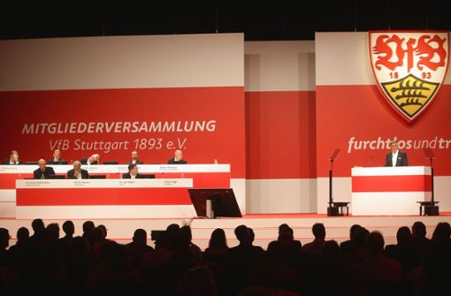 Es gibt eine Initiative für eine außerordentliche Mitgliederversammlung beim VfB Stuttgart nach dem Ende der Fußballsaison. Foto: Baumann/Hansjürgen Britsch