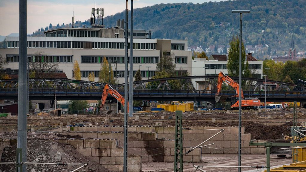 Stuttgart 21: Der Bau von S21 kann sich bis  Ende 2025 hinziehen