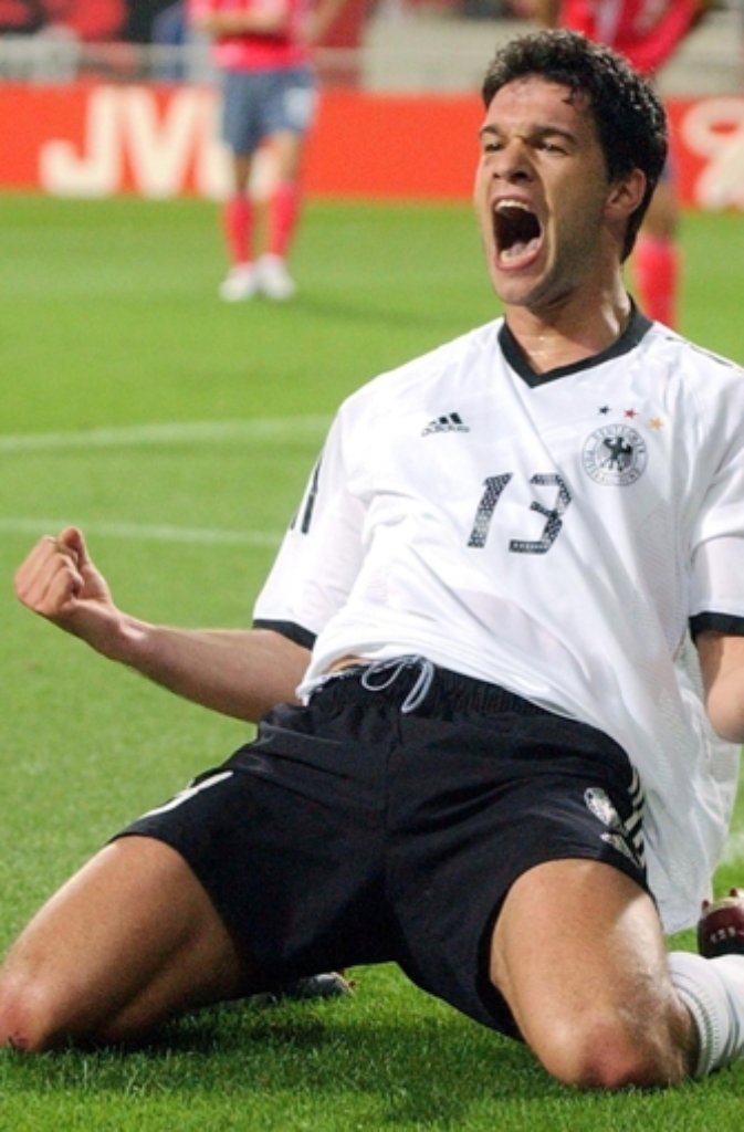 Michael Ballack brachte es auf 55 Einsätze als Nationalmannschafts-Kapitän (98 Länderspiele).