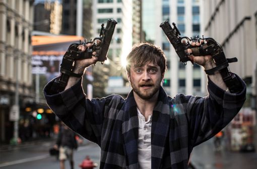 Daniel Radcliffe in „Guns Akimbo“ Foto: Leonine