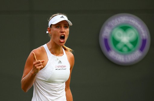 Angelique Kerber hat in Wimbledon Grund zur Freude. Foto: Getty Images Europe