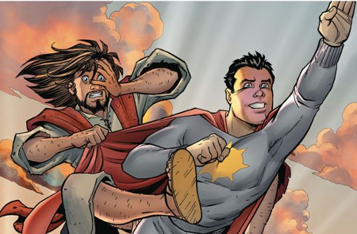 In „Second Cominc“ vom  Comic-Verlag DC hätte Jesus die Hifle von Superhelden in Anspruch nehmen sollen. Foto: DC Comics