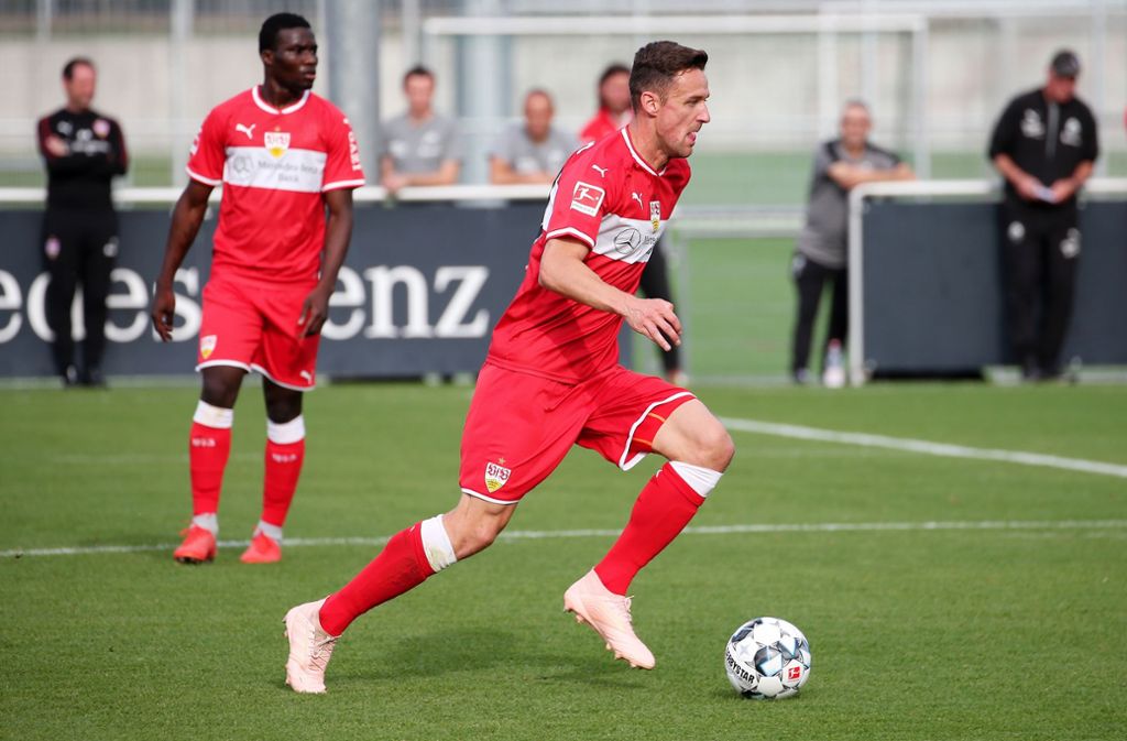 Christian Gentner brachte den VfB im test in Führung.