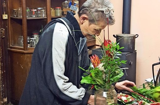 Die Floristin Ingeborg Bumann schließt im Dezember ihren Laden. Foto: Kathrin Wesely