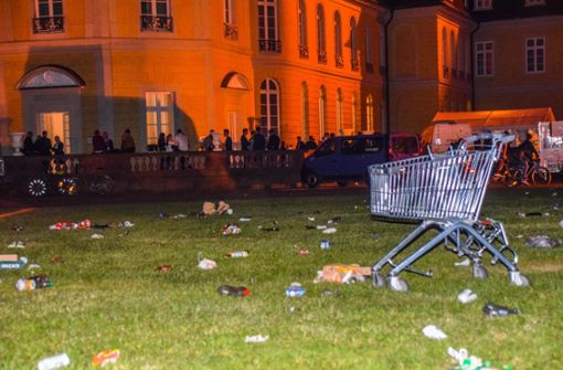 Eskalation in Karlsruhe: Eine Abitur-Feier musste von der Polizei beendet werden. Foto: 7aktuell.de/Fabian Geier