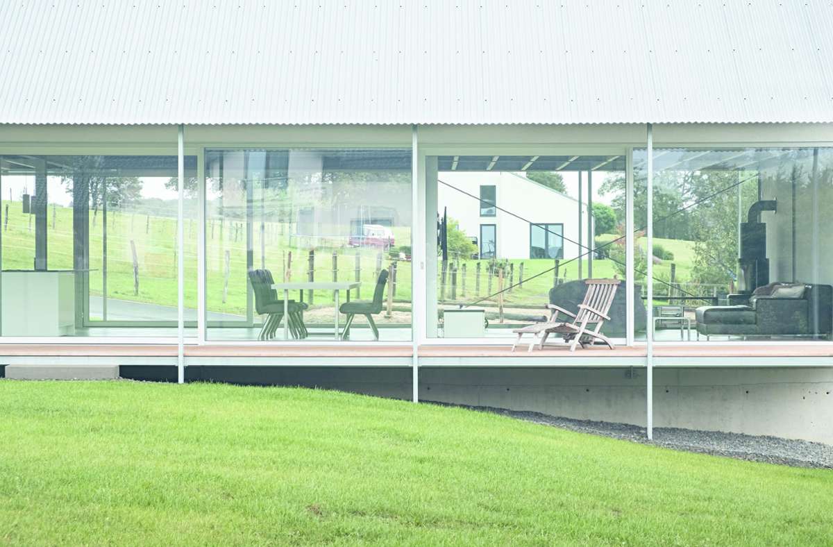 Kostengünstig, nachhaltig und mit der Natur verwoben: Das „Langhaus“ von Aretz Dürr Architektur ist der erste Preisträger.