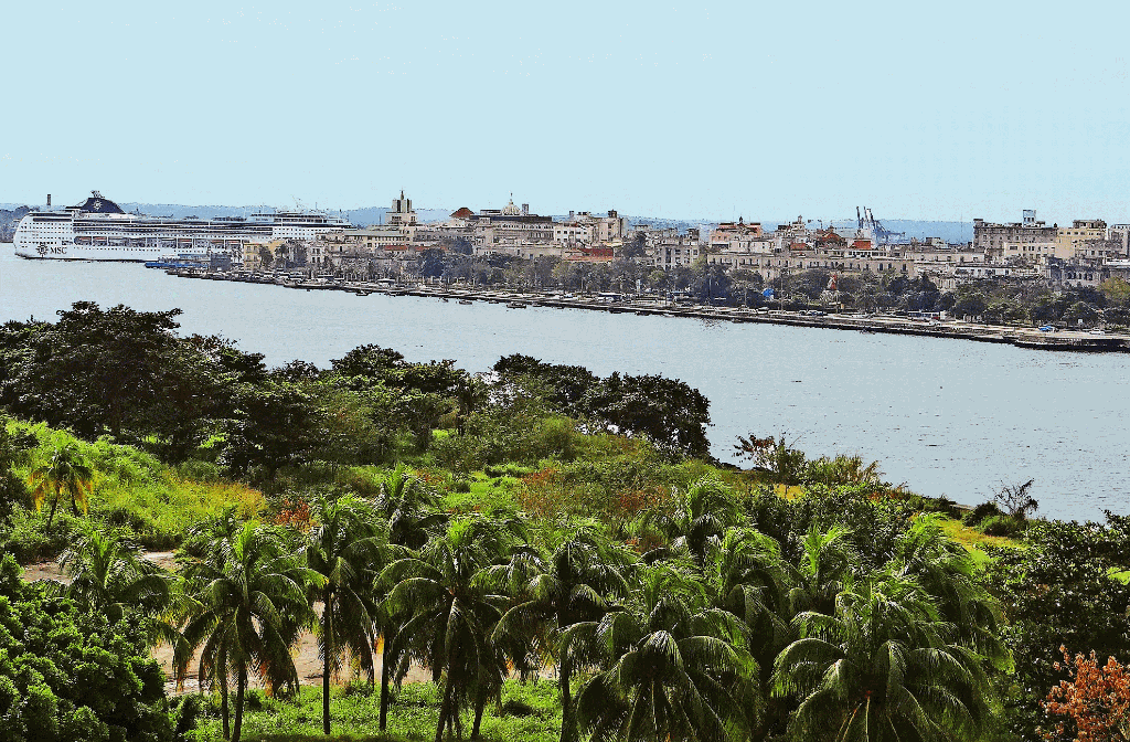 Kurze Wege: In Havanna legen Kreuzfahrtschiffe wie die „MSC Opera“ in unmittelbarer Nähe zur Altstadt an. Foto: Nicole Schmidt