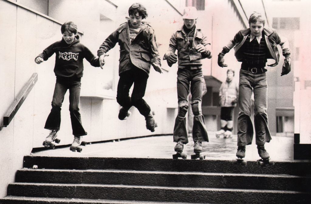 Sprunghaft: In den 70er und 80er Jahren waren Rollerskates total angesagt.