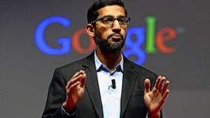 Neuer Google-Chef: Sundar Pichai – Ganz oben im Konzern stehen aber immer noch die Google-Gründer Foto: AP