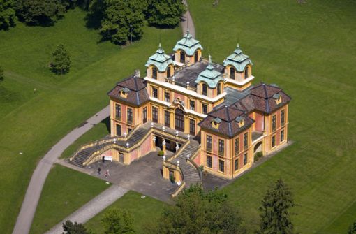Das Schloss Favorite in Ludwigsburg liegt zwischen Residenzschloss und Schloss Monrepos. Foto: Staatliche Schlösser und Gärten Baden-Württemberg/Achim Mende