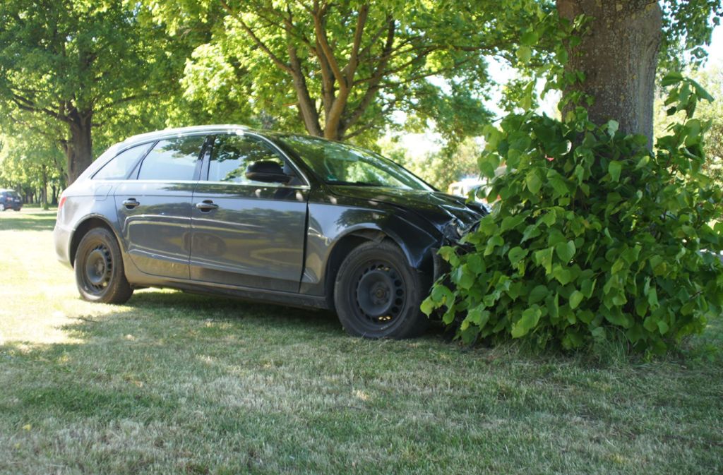 Der 57-jährige Audi-Fahrer hatte einen medizinischen Notfall ...