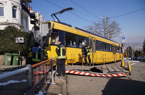 Der Unfallort in Stuttgart-Degerloch. Foto: SDMG