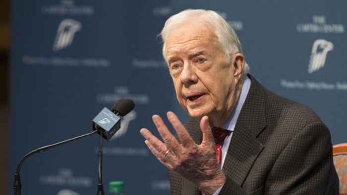 Ex-US-Präsident Jimmy Carter geht an die Öffentlichkeit