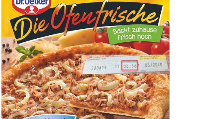 Unternehmen warnt vor Verzehr von Thunfisch-Pizza