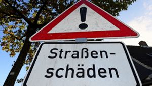 Fast die Hälfte der Landesstraßen im Kreis Esslingen ist marode