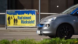 Falsche Botschaft auf Stuttgarts Straßen