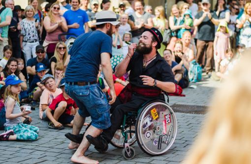 Behinderungen spielen an dem Tag keine Rolle – toll! Foto: /Jürgen Bach