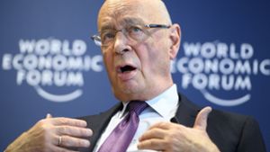 Klaus Schwab, der Präsident des Forums, will bei dem Treffen in Davos eine „gemeinsame Basis“ mit US-Präsident Donald Trump finden. Foto: dpa