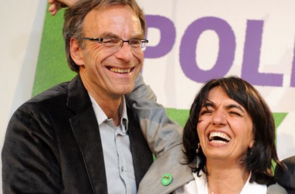 Die Grünen Politiker Werner Wölfle (l) und Muhterem Aras Foto: dpa