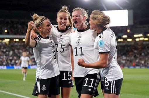 Deutschland steht im Finale der EM 2022. Foto: dpa/Nick Potts