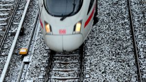 Nach dem Zusammenstoß mit einem Hirsch Gegenstand ist ein ICE der Deutschen Bahn am Donnerstagabend vorübergehend auf der Strecke Hamburg - Berlin liegengeblieben. (Symbolbild) Foto: dpa