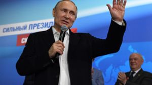 Wladimir Putin ist der Sieger der Wahl in Russland – doch es bleiben viele Fragen. Foto: AFP
