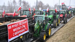 Bauernproteste in ganz Polen