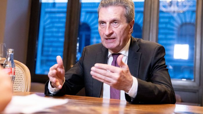 Oettinger: Harter Brexit kostet Deutschland bis zu 500 Millionen