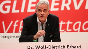 Wolf-Dietrich Erhard nimmt seine Arbeit im VfB-Vereinsbeirat wieder auf. Foto: Baumann