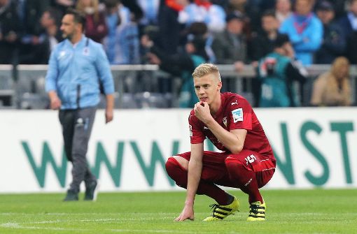 Timo Baumgartl vom VfB Stuttgart muss bei der U21-EM zuschauen. Foto: Pressefoto Baumann