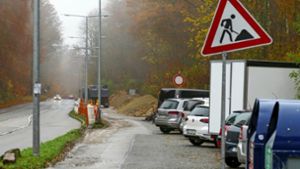Gesperrter Parkplatz in Birkach: Im Asemwald gehen die Stellplätze aus
