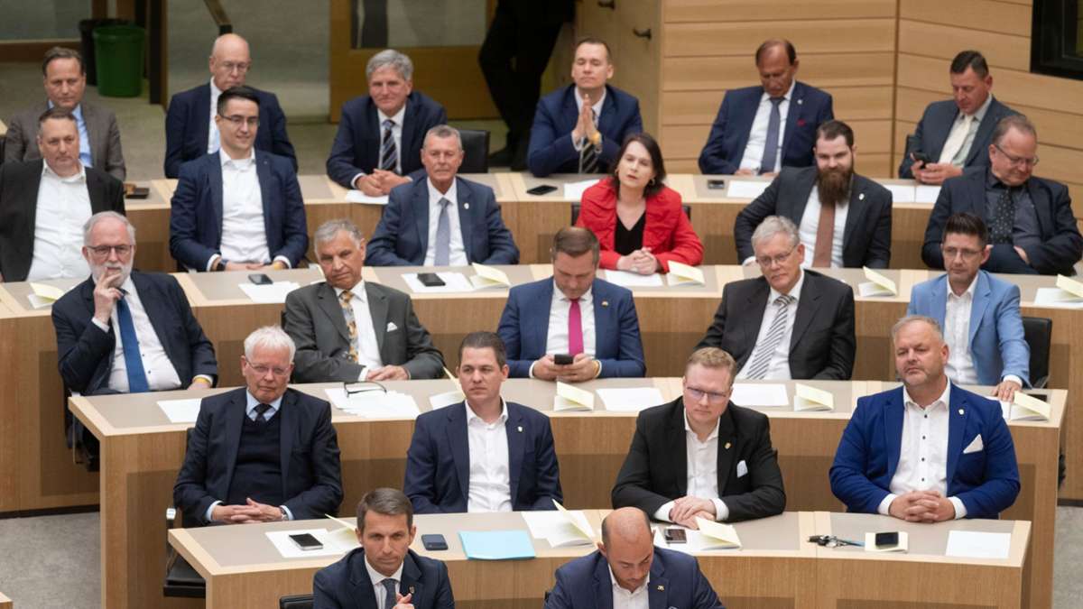 Baden-Württemberg - Streit im neuen Landtag – AfD fordert Vizeposten