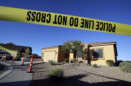 Das Haus des Schützen Stephen Paddock wurde von der Polizei durchsucht. Foto: AP