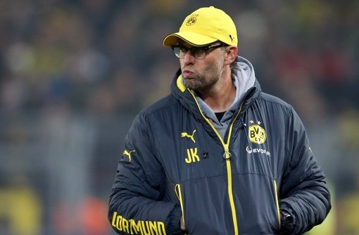 Nach dem 2:2 gegen Wolfsburg ist Dortmund-Trainer Jürgen Klopp mal wieder bedient.  Foto: dpa