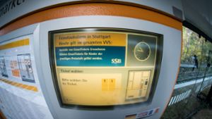 Die Ticketautomaten der SSB sind besonders während des Feinstaubalarms viel gefragt. Foto: Lichtgut/Achim Zweygarth