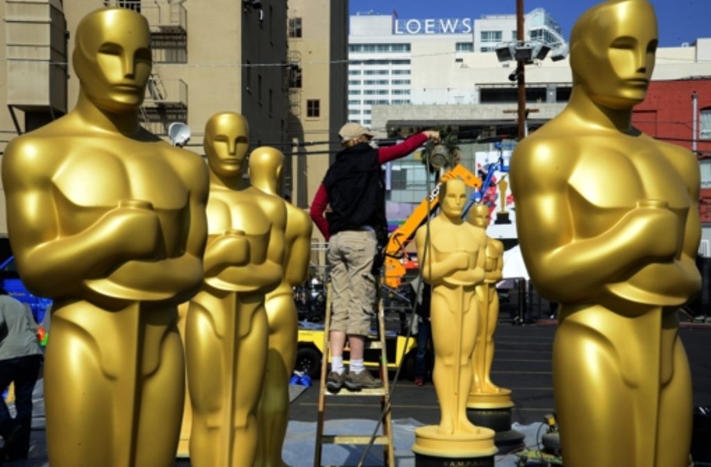 Ein Bild von den Vorbereitungen auf die Oscar-Verleihungen im vergangenen Jahr.