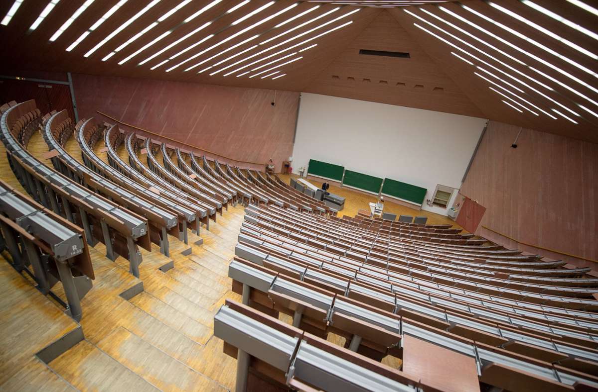 Die Hörsäle der Universitäten und Hochschulen im Land blieben im letzten Semester leer.