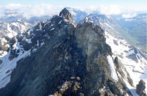Am 11. Juni löst sich ein Teil des Fluchthorn-Massivs und stürzt in die Tiefe. Foto: dpa/Land Tirol
