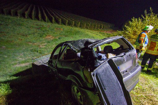 Bei einem Unfall auf der A81 am frühen Samstagmorgen bei Großbottwar ist eine 22-Jährige ums Leben gekommen. Drei weitere Personen wurden verletzt. Foto: www.7aktuell.de | Karsten Schmalz