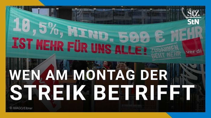 Mega Streik am Montag: So wird Deutschland lahm gelegt