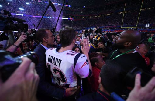 Die Frage nach dem Größten aller Zeiten ist geklärt: Tom Brady. Für die NFL steht aber eine Menge auf dem Spiel. Foto: AFP